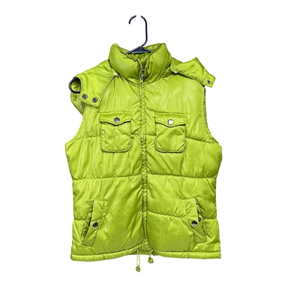 Faded Glory Green size small (4-6) puffer  Vest in great condition
